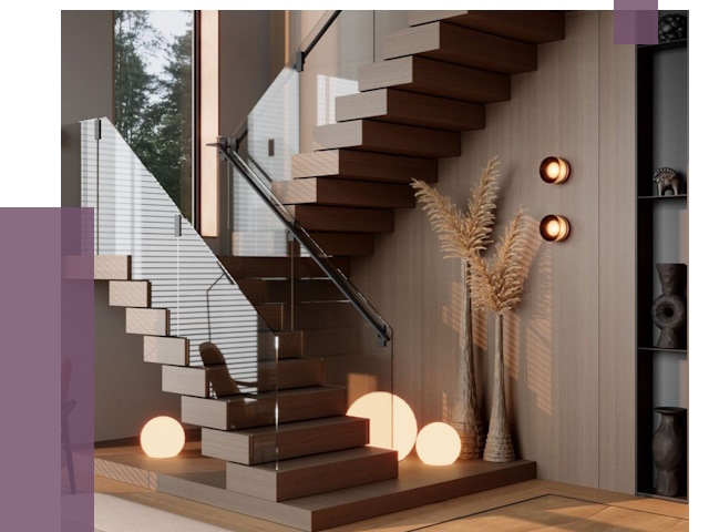 Изготовление и монтаж лестниц в Инте от 86207 руб. | ПРОЛЁТ-Инт