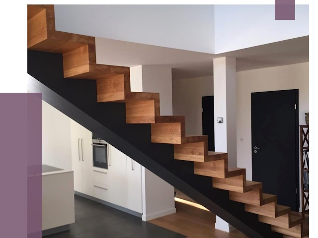 Изготовление деревянных лестниц в Инте от 86207 руб. | ПРОЛЁТ-Инт