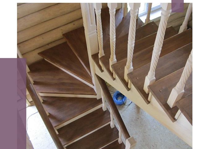 Реставрация деревянных лестниц в Инте от 4260 руб.