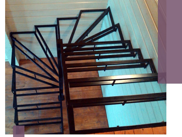 Изготовление металлических лестниц любой сложности в Инте
