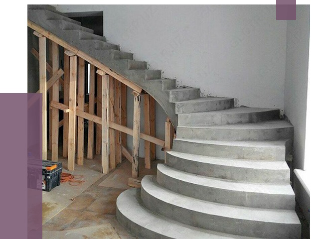 Изготовление бетонных лестниц под ключ в Инте от 19777 руб. | ПРОЛЁТ-Инт