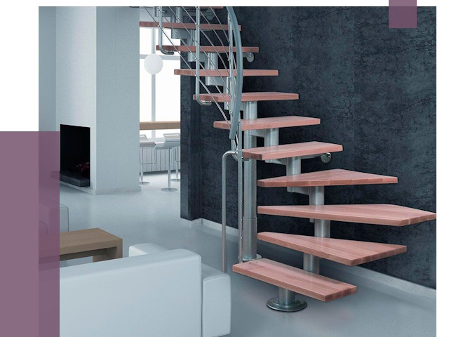 Модульные лестницы в Инте от 16734 руб. — купить в ПРОЛЁТ-Инт