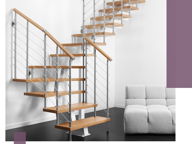 Модульные лестницы под ключ в Инте — монтаж и изготовление