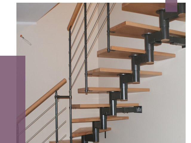 Изготовление модульных лестниц в Инте от 11410 руб. 