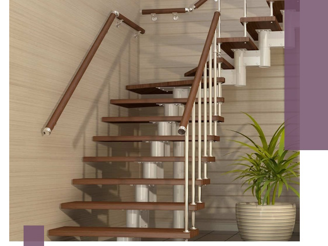 Изготовление модульных лестниц под ключ в Инте