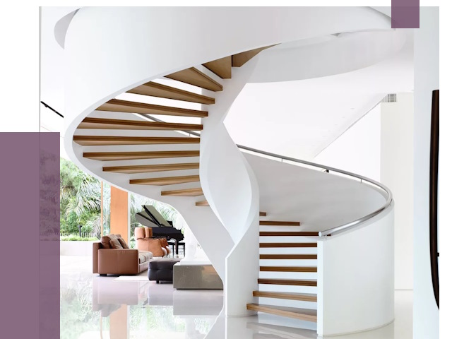 Винтовые лестницы в Инте под ключ от 48175 руб. | ПРОЛЁТ-Инт