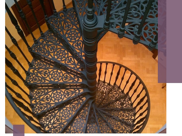 Винтовые лестницы под ключ в Инте: производство и монтаж