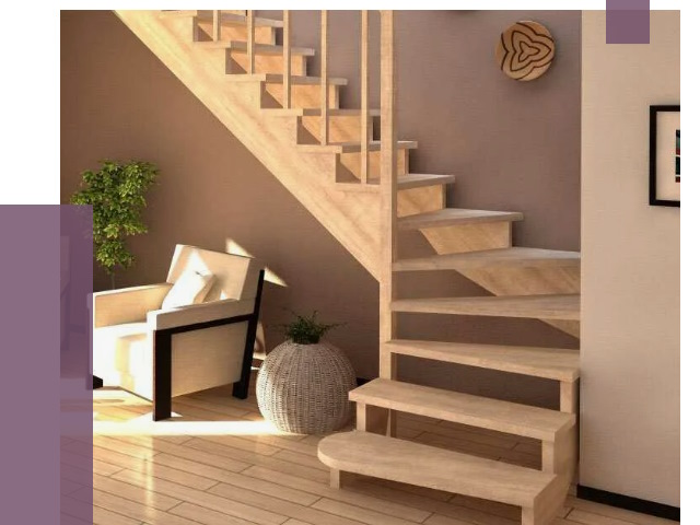 Изготовление Г-образных лестниц в Инте от 18763 руб. 