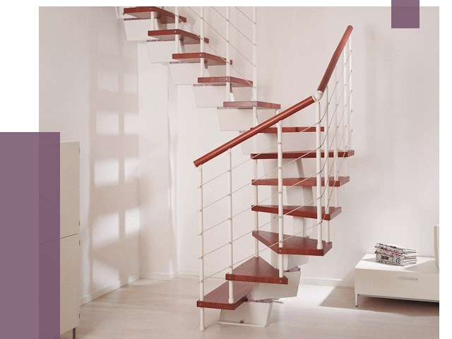 Изготовление лестниц на больцах в Инте от 9635 руб. | ПРОЛЁТ-Инт