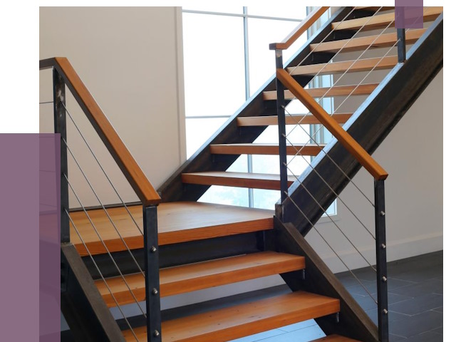 Изготовление лестниц на металлокаркасе в Инте от 18763 руб. | ПРОЛЁТ-Инт