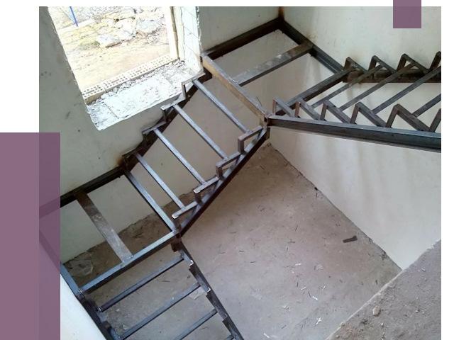 Монтаж лестниц на металлокаркасе в Инте от 12678 руб. — ПРОЛЁТ-Инт