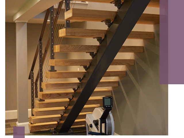 Лестницы на монокосоурах под ключ в Инте - изготовление и монтаж