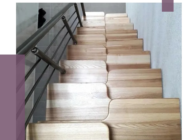 Лестницы гусиный шаг в Инте от 12931 руб. под ключ | ПРОЛЁТ-Инт