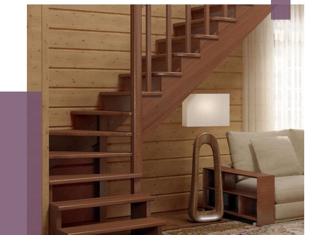 Лестницы эконом класса в Инте от 18103 руб. бюджетные решения