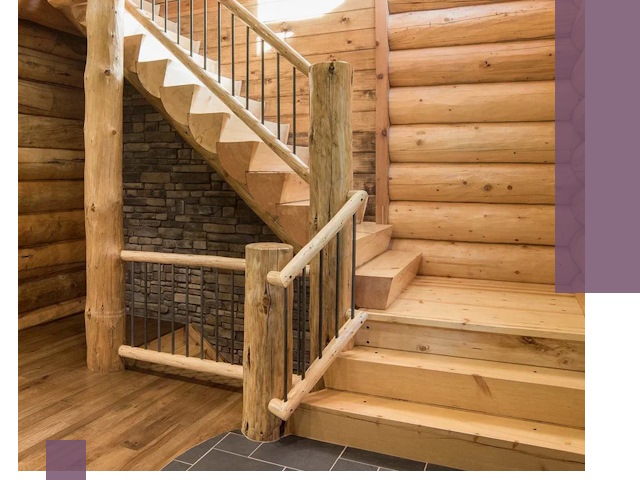 Лестницы в баню под заказ и профессиональный монтаж в Инте