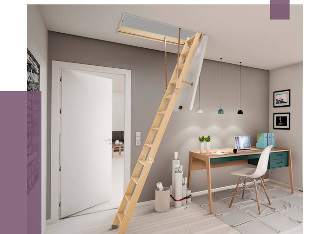 Чердачные лестницы в Инте — от 14452 руб. | ПРОЛЁТ-Инт