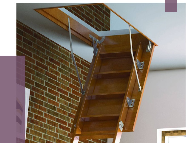 Установка чердачной лестницы в Инте от 7759 руб. | ПРОЛЁТ-Инт