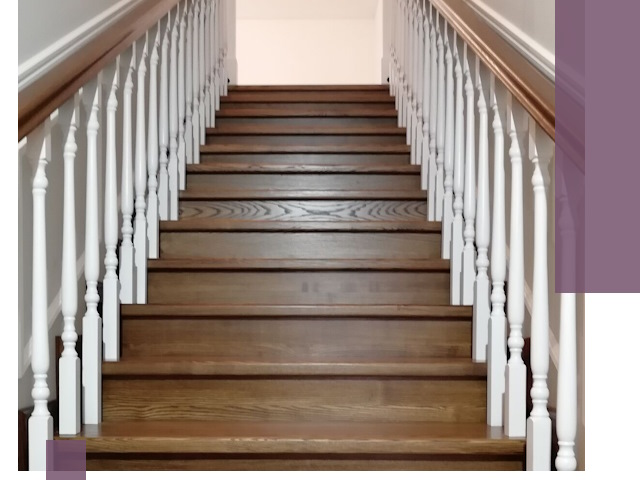 Лестницы из ясеня на заказ в Инте — изготовление и монтаж