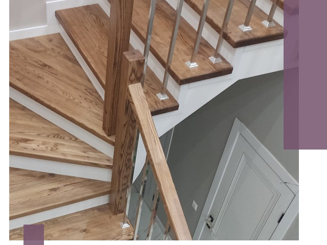 Обшивка металлических лестниц под ключ в Инте