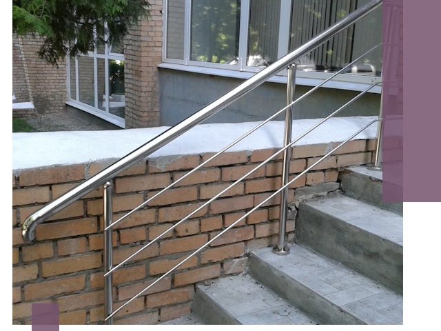 Перила из нержавеющей стали высокого качества в Инте