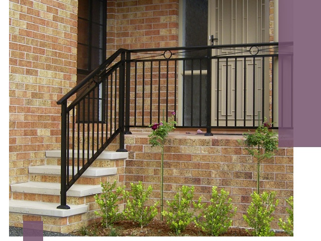 Уличные перила из металла под ключ в Инте