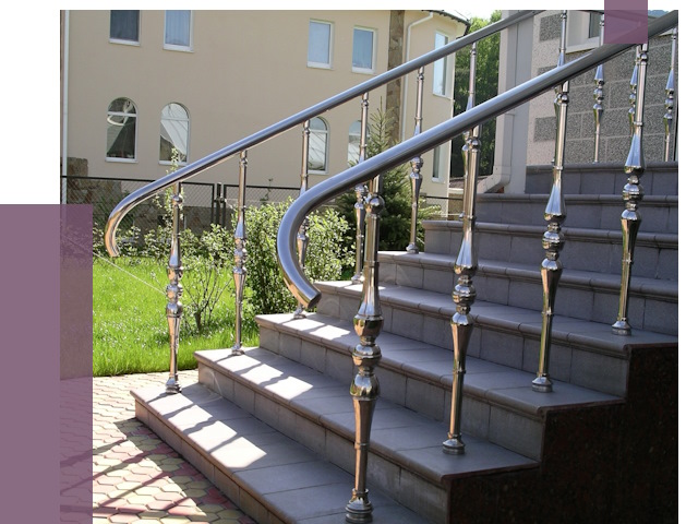 Перила для крыльца в Инте от 10649 руб. — монтаж ПРОЛЁТ-Инт