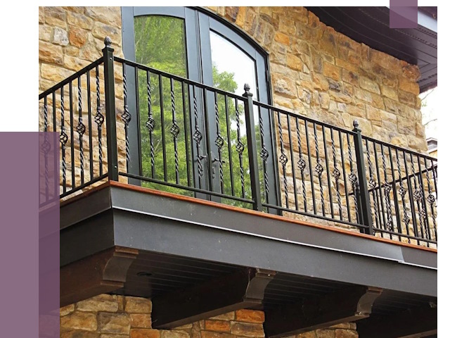 Балконные ограждения в Инте от 7961 руб. — купить | ПРОЛЁТ-Инт