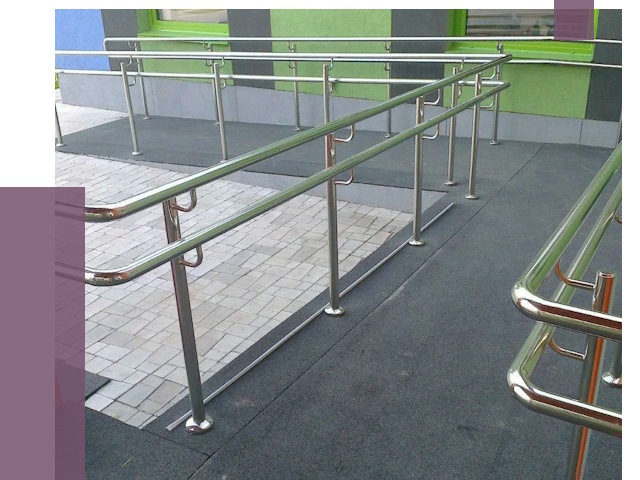 Ограждения пандусов в Инте от 4310 руб. монтаж | ПРОЛЁТ-Инт