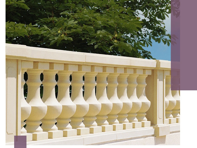 Установка балюстрады в Инте: изготовление и монтаж под ключ