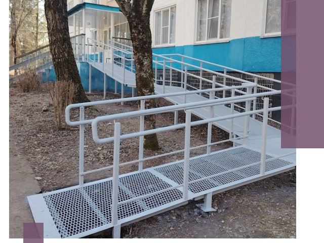 Пандусы под ключ в Инте: изготовление, монтаж и демонтаж