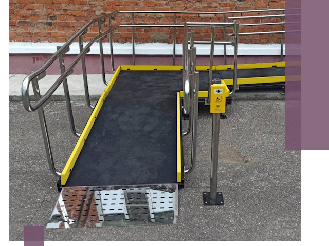 Изготовление наклонных пандусов для инвалидов в Инте