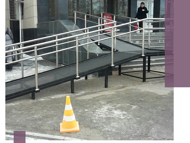 Стационарные пандусы под ключ в Инте — изготовление и монтаж