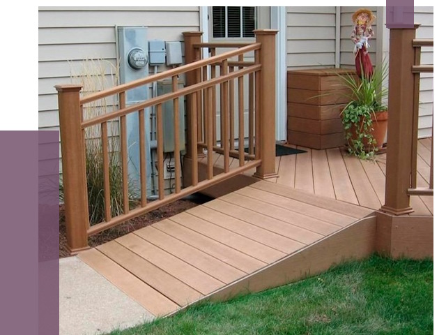 Пандус на крыльцо в Инте под ключ от 7708 руб. 