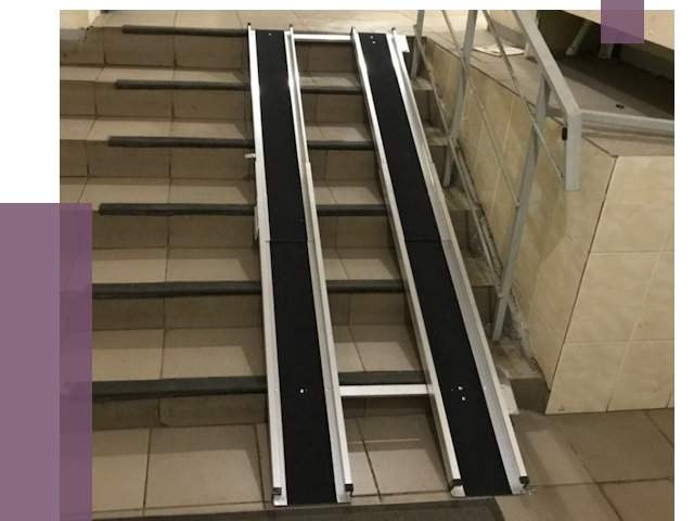 Установка пандуса в подъезд в Инте от 7911 руб. под ключ | ПРОЛЁТ-Инт