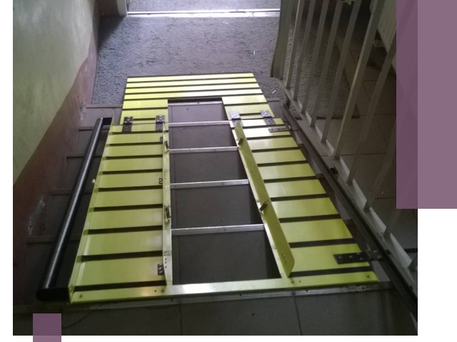 Профессиональный монтаж пандуса в подъезд в Инте