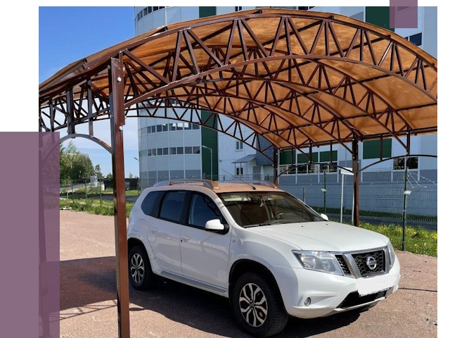 Недорогие навесы в Инте от 42596 руб.  | ПРОЛЁТ-Инт