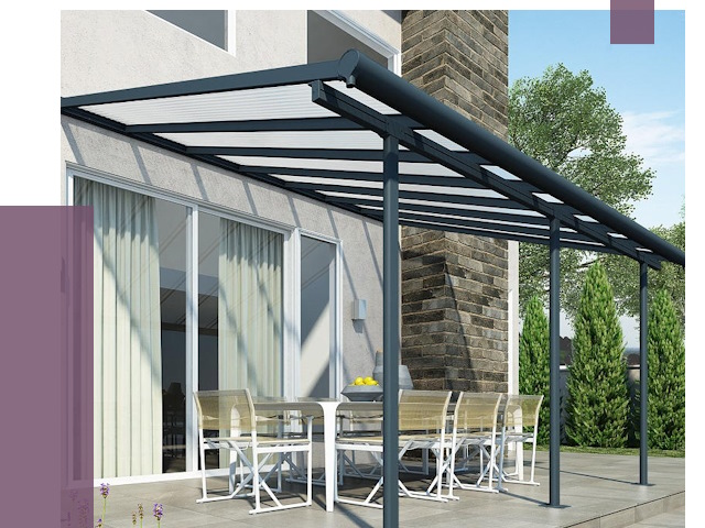 Навесы пристенные в Инте от 9026 руб. — монтаж и установка | ПРОЛЁТ-Инт