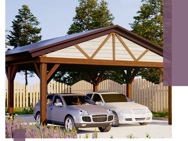 Навесы для автомобиля в Инте — изготовление и монтаж