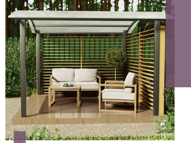 Навесы для дачи в Инте: изготовление, монтаж и демонтаж