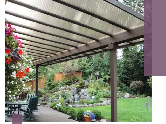 Навесы из поликарбоната под ключ в Инте быстро и надёжно