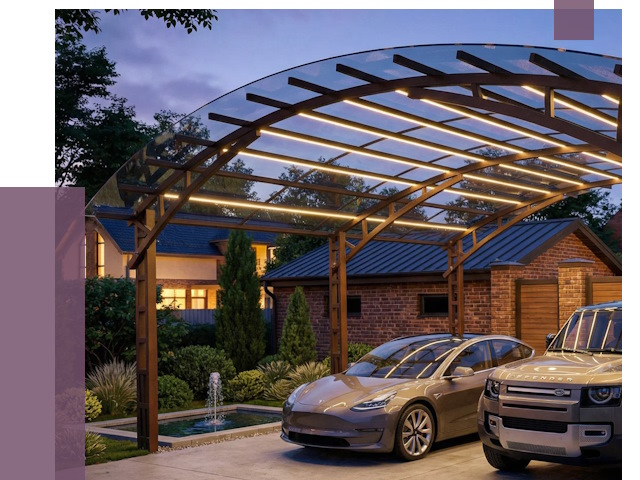 Металлические навесы в Инте от 12576 руб. под ключ — ПРОЛЁТ-Инт