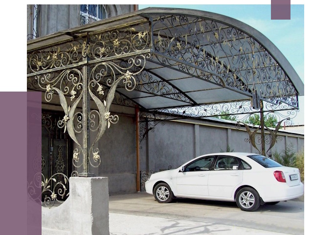 Кованые навесы в Инте от 14452 руб. | ПРОЛЁТ-Инт