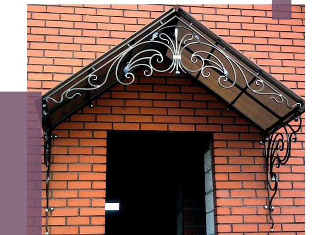 Металлические козырьки в Инте от 10598 руб. 