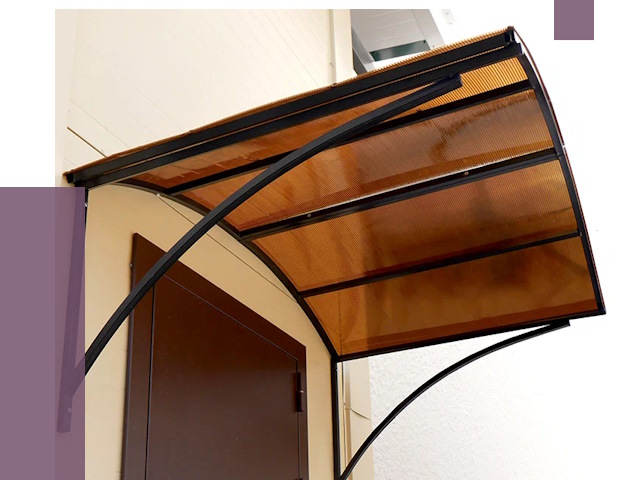 Недорогие козырьки в Инте от 7525 руб.  | ПРОЛЁТ-Инт