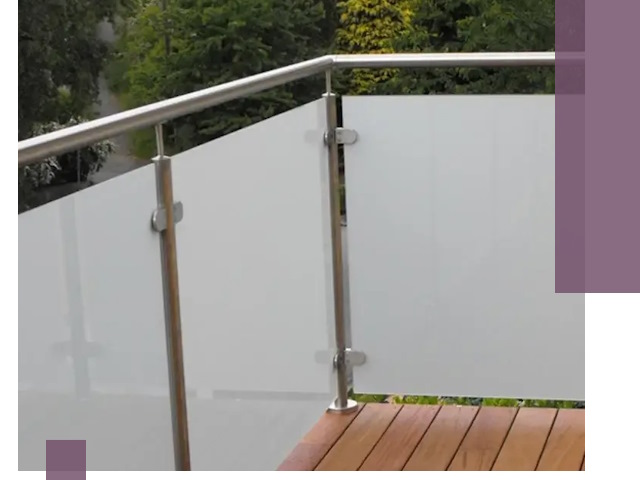 Алюминиевые парапеты для балконов и террас в Инте