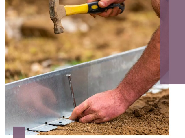 Монтаж металлических бордюров в Инте быстро и качественно