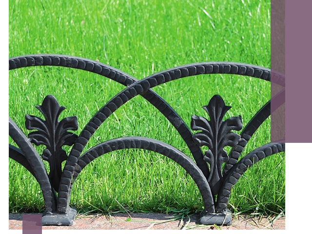 Декоративные металлические бордюры под ключ в Инте