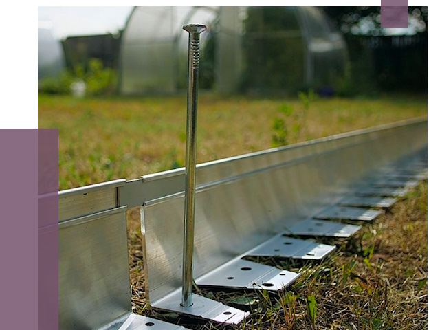 Металлические бордюры для газона в Инте от 4260 руб. | ПРОЛЁТ-Инт