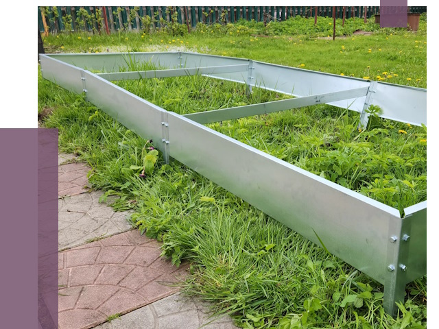 Металлические бордюры для грядок в Инте от 1775 руб. 