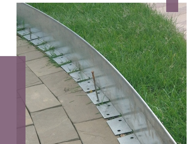 Металлические бордюры для тротуаров в Инте от 8621 руб.